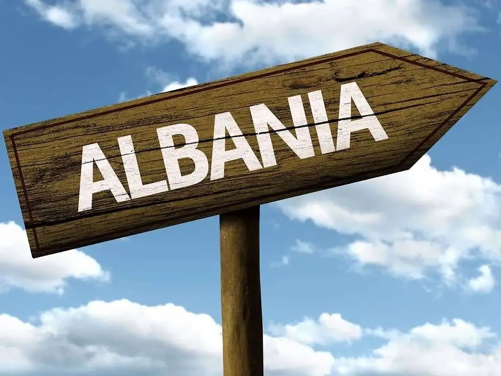 Указатель Албания