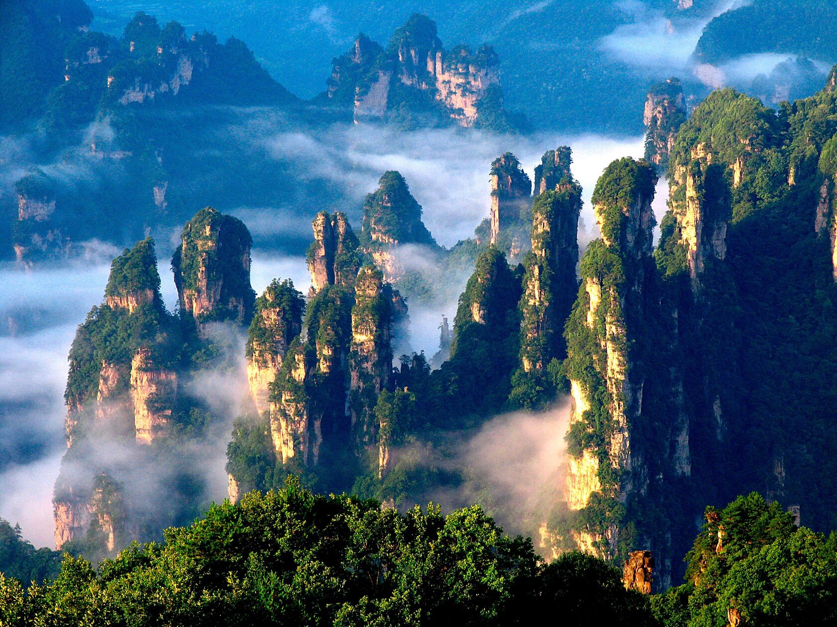 Zhangjiajie National Forest Park in China - photos and description