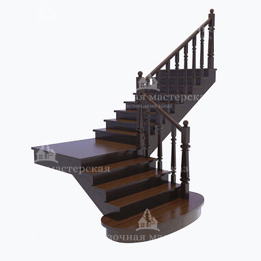 лестница с площадкой