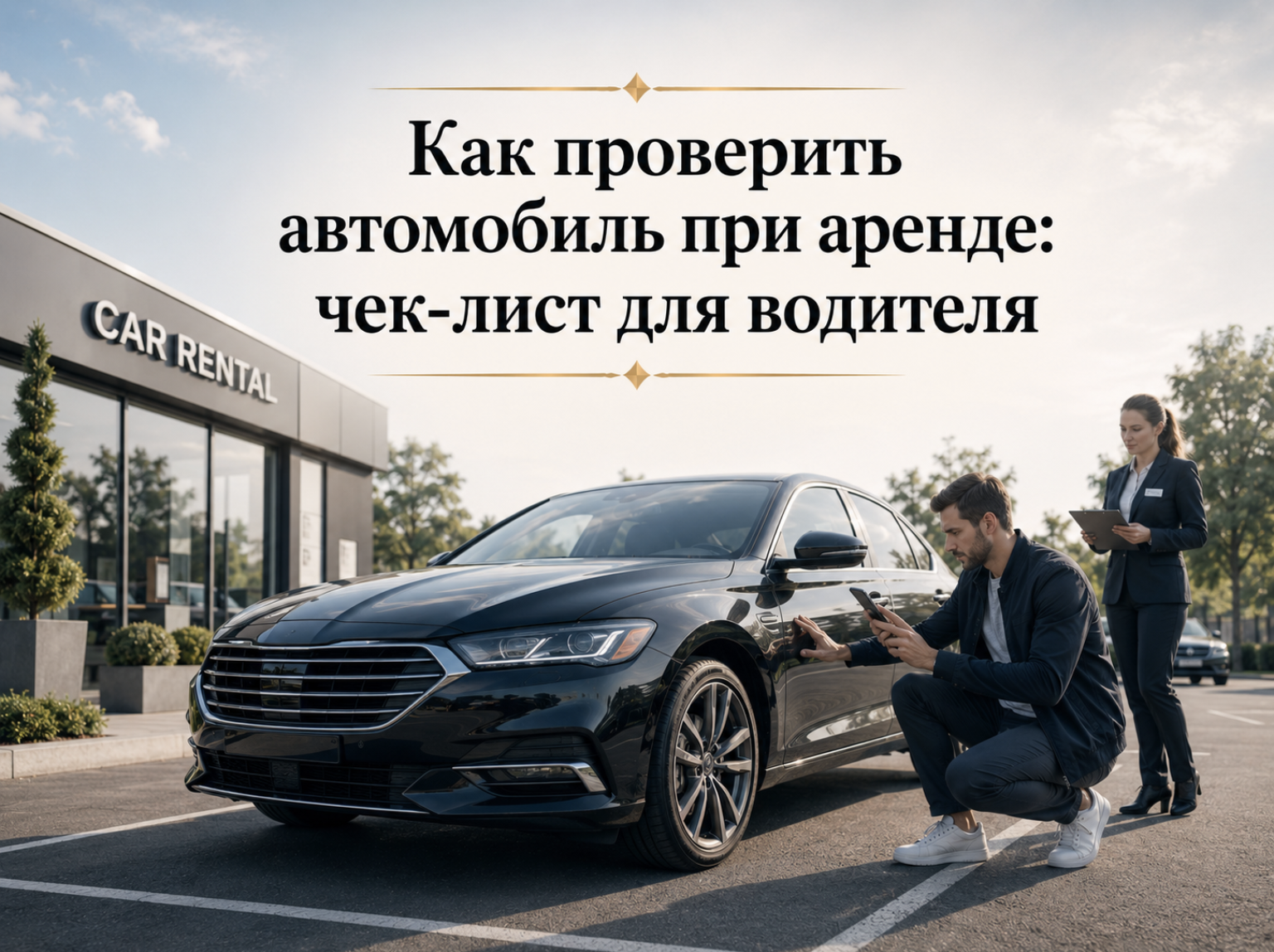 Как проверить автомобиль при аренде: чек-лист для водителя  Демидов Парк