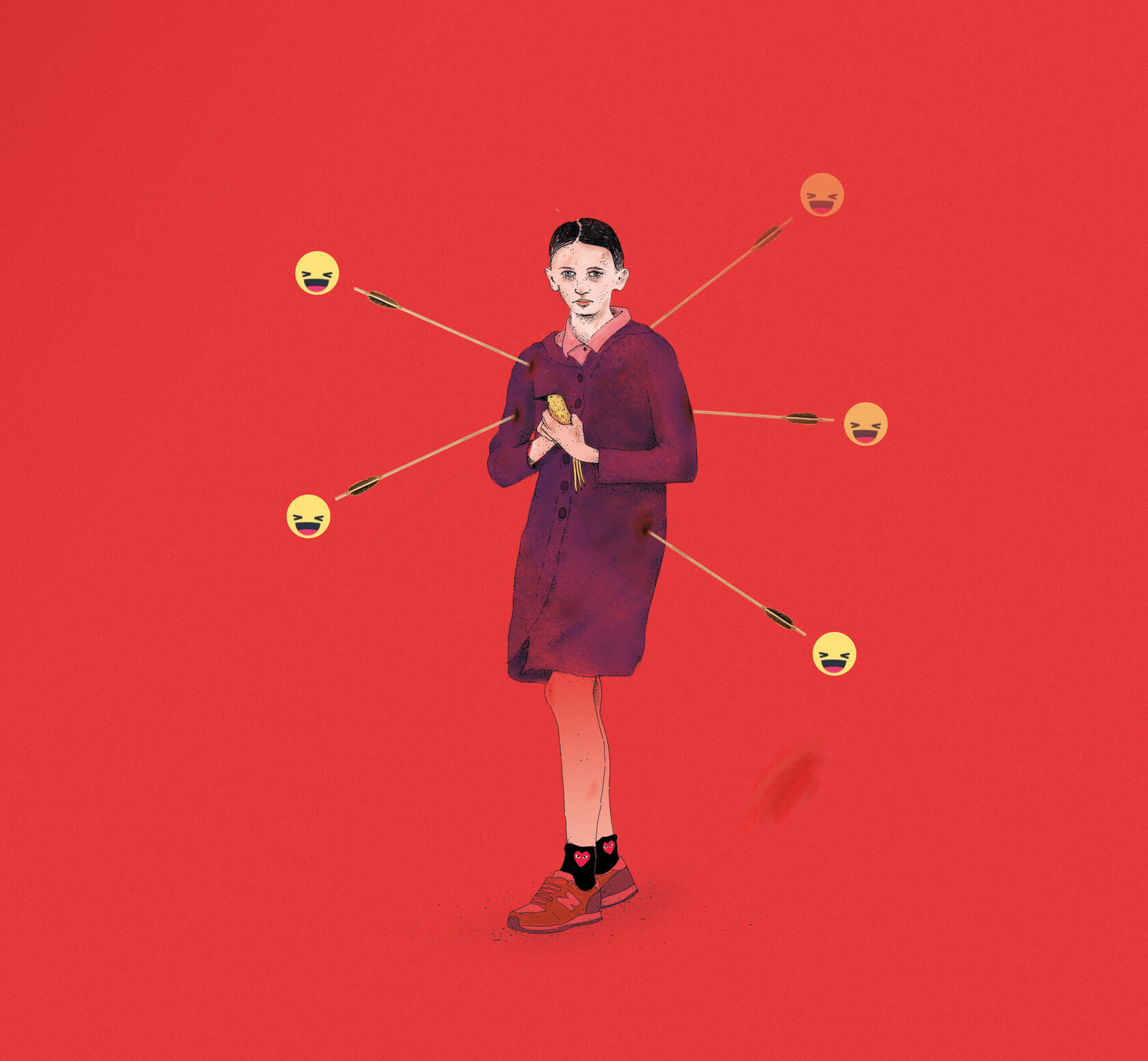 Illustration with emoji