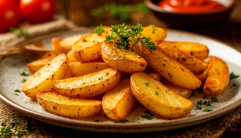 картошка по деревенски в духовке