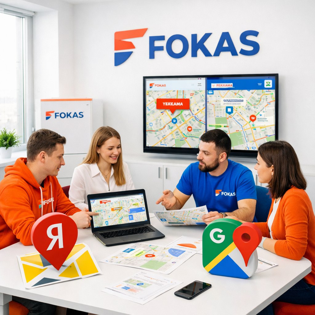 реклама в Яндекс.Картах и Google Maps