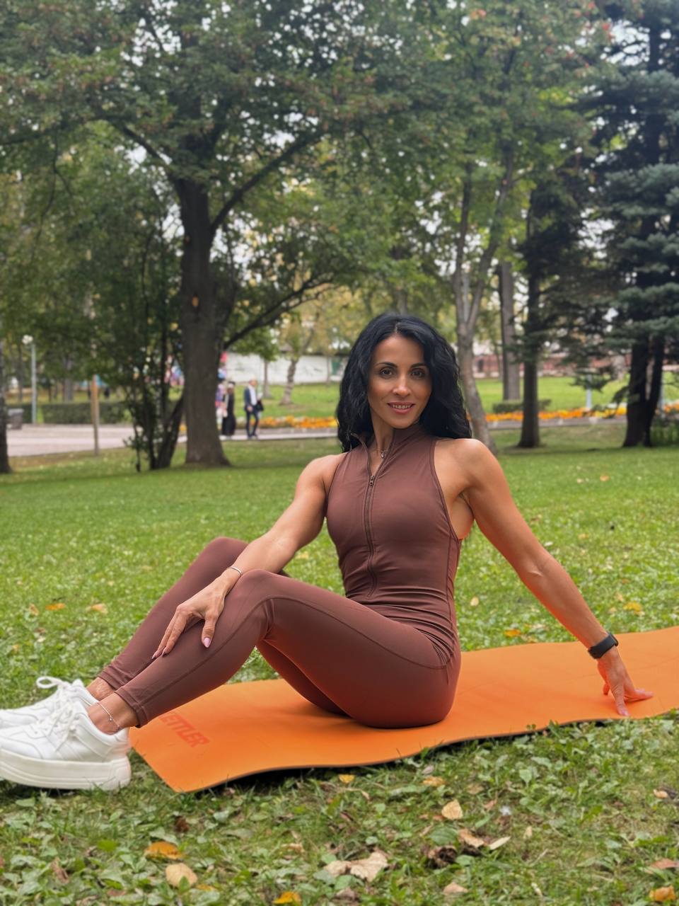 Адила на тренировке
