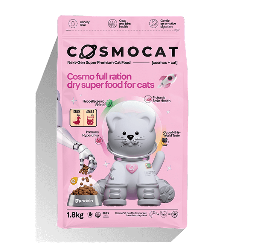Корм COSMOCAT Утка для кошек
