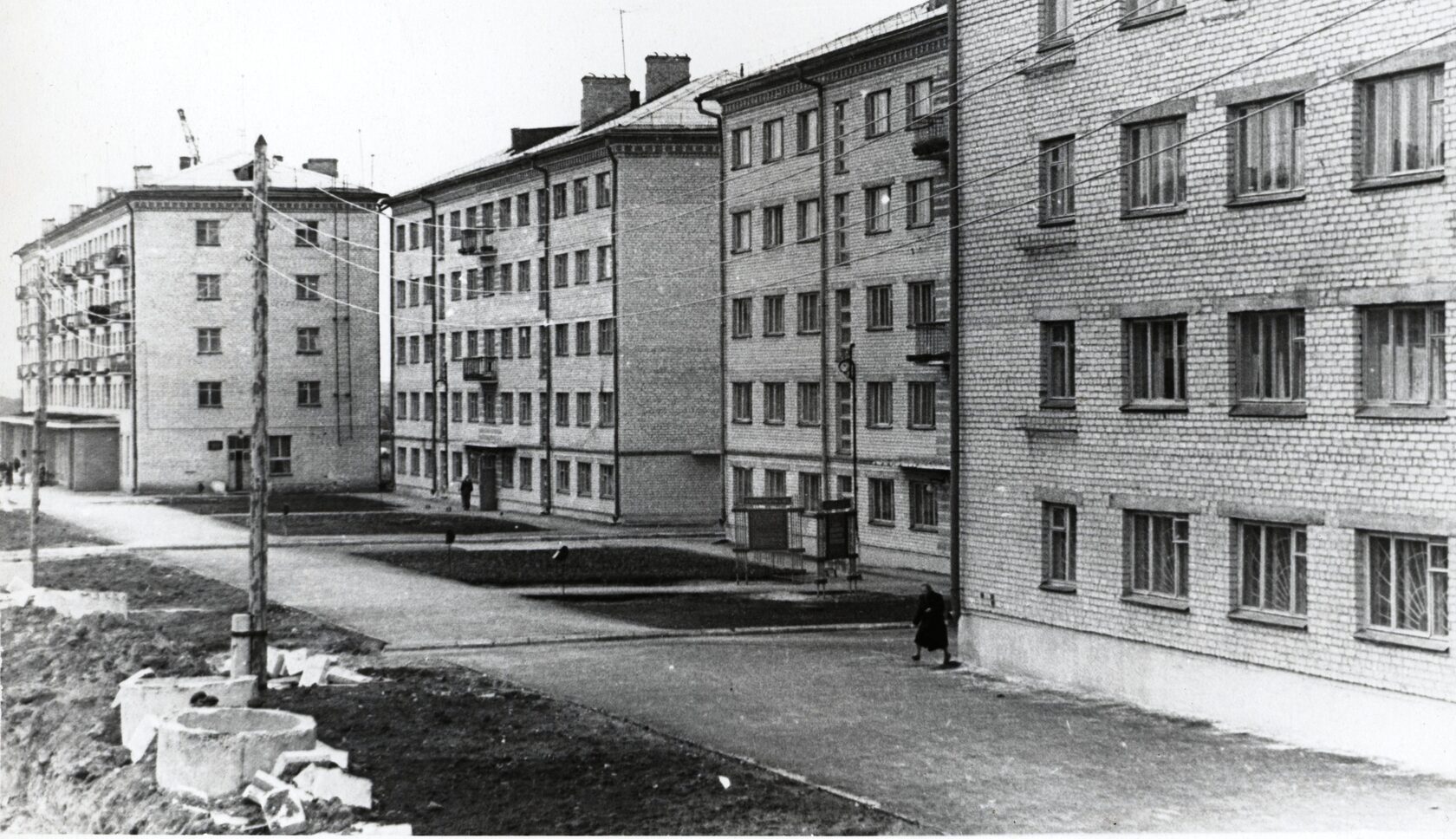 Гостиница в пос. Октябрьском. Автор фото С.А. Лазарев. 1963 г.