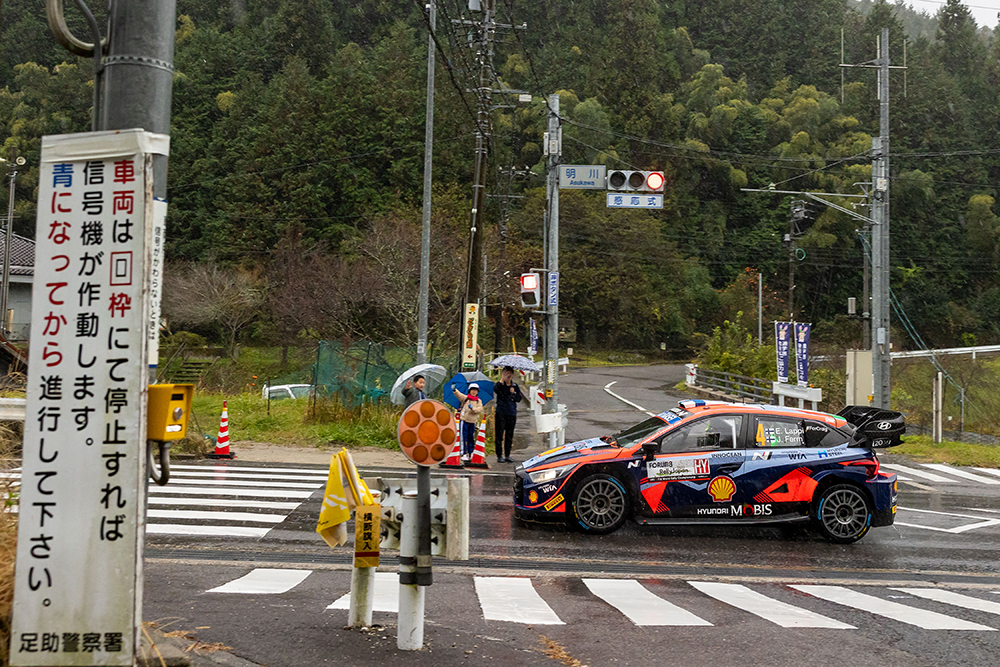 Эсапекка Лаппи и Дани Сордо, Hyundai i20 N Rally1, ралли Япония 2023