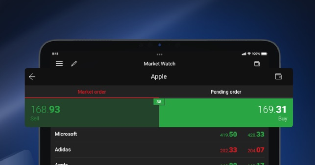 xm broker phone interface