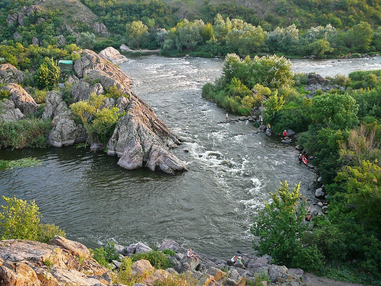 Река Южный Буг Мигейские пороги