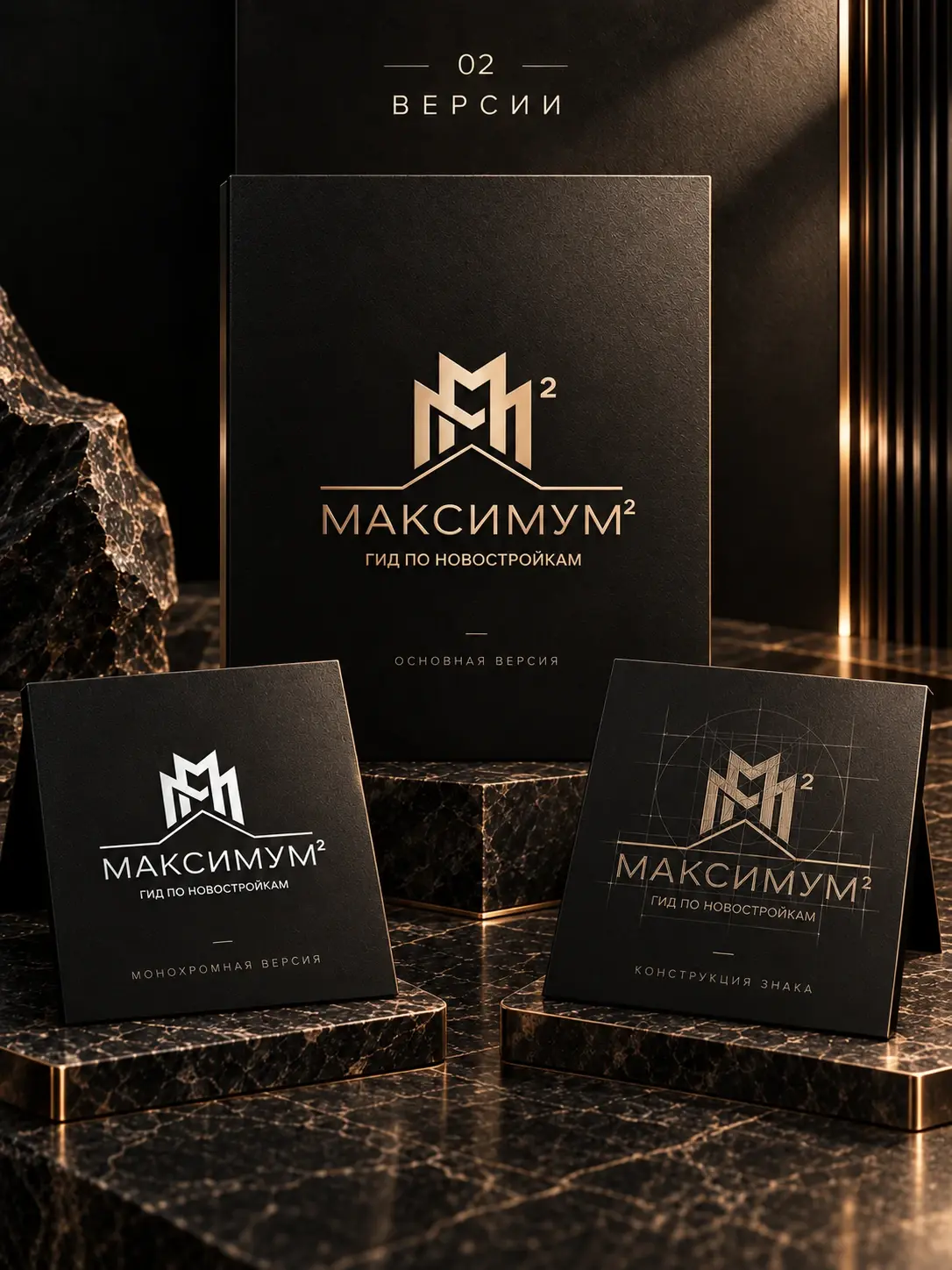 Версии логотипа «Максимум»