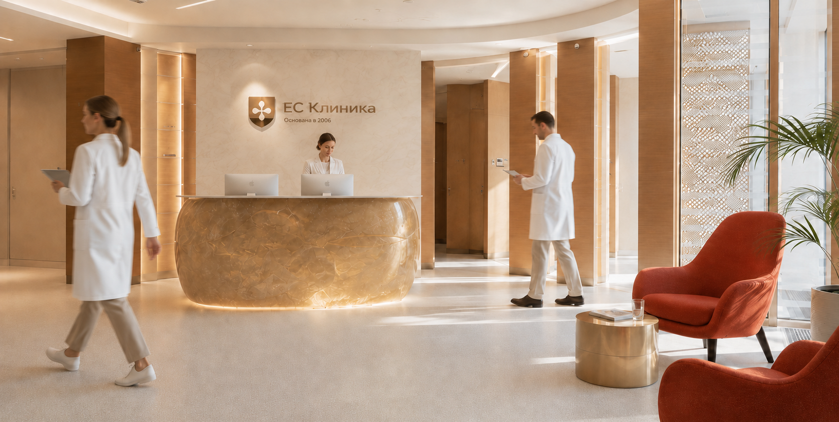 Ресепшн ЕС Клиники