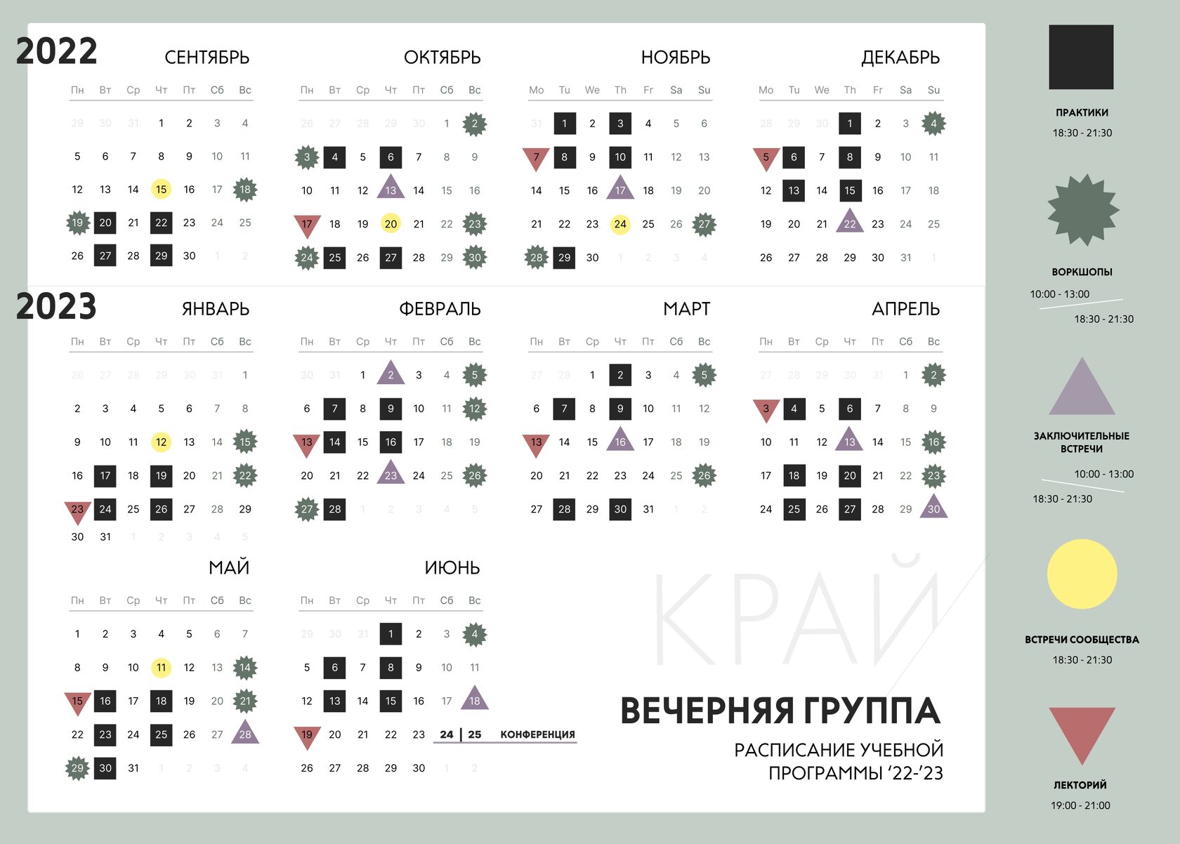 Годовая программа