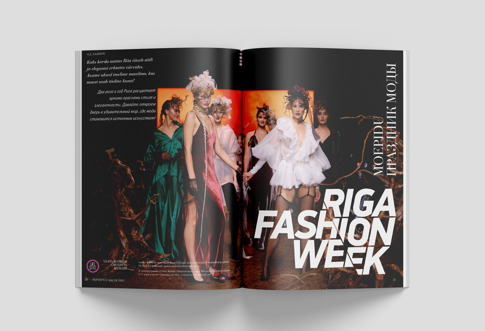 Lifestyle Baltic magazine layout