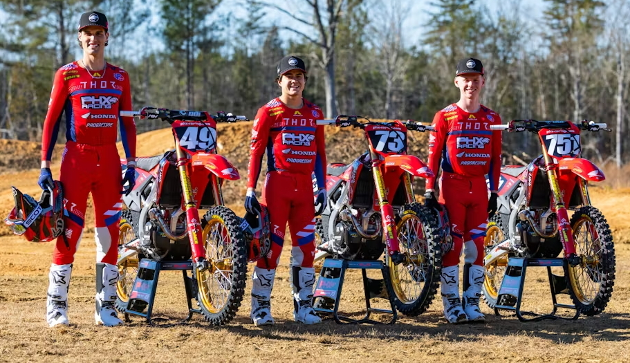 АМА Суперкросс 2026: Состав команды Phoenix Racing Honda