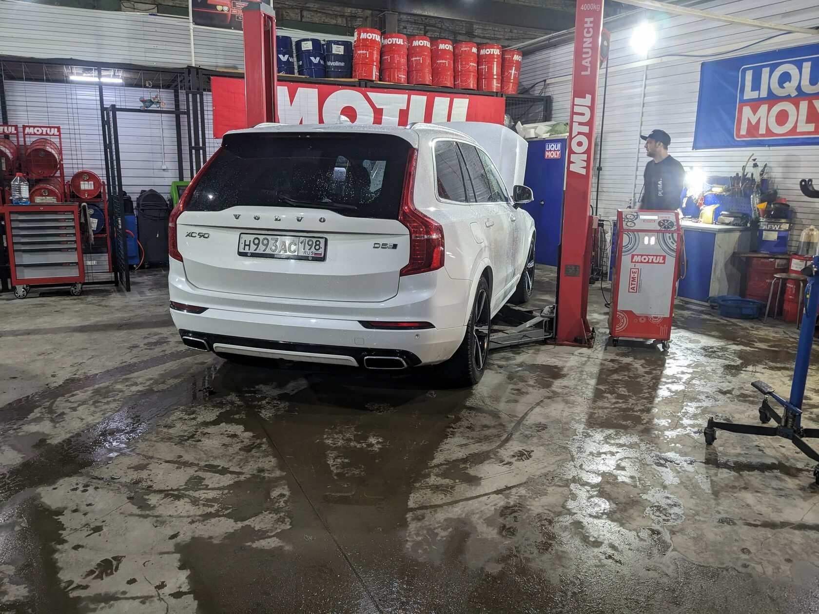 Аппаратная замена масла Volvo XC90 Aisin TG-81SC