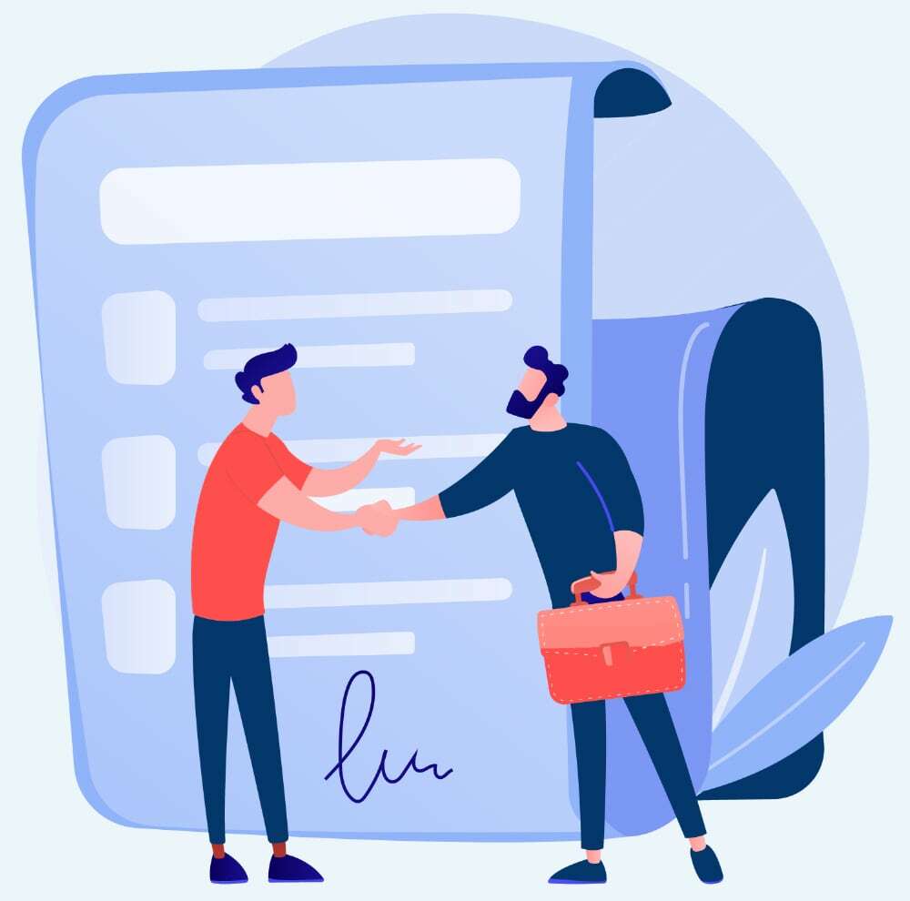 Подписание договора на банкротство физического лица