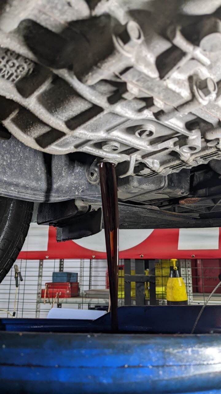 Слив масла из АКПП Hyundai Elantra