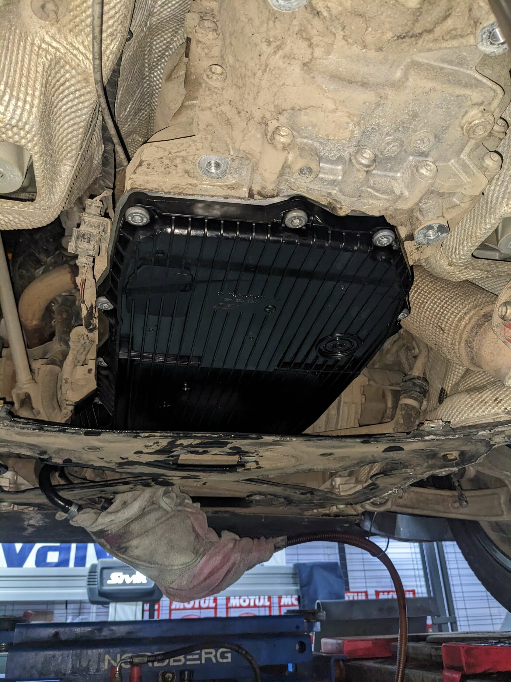 Установка нового поддона ZF