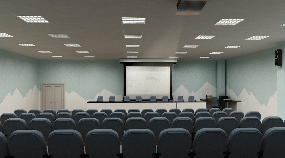 Дизайн-проект визит центра для заповедника