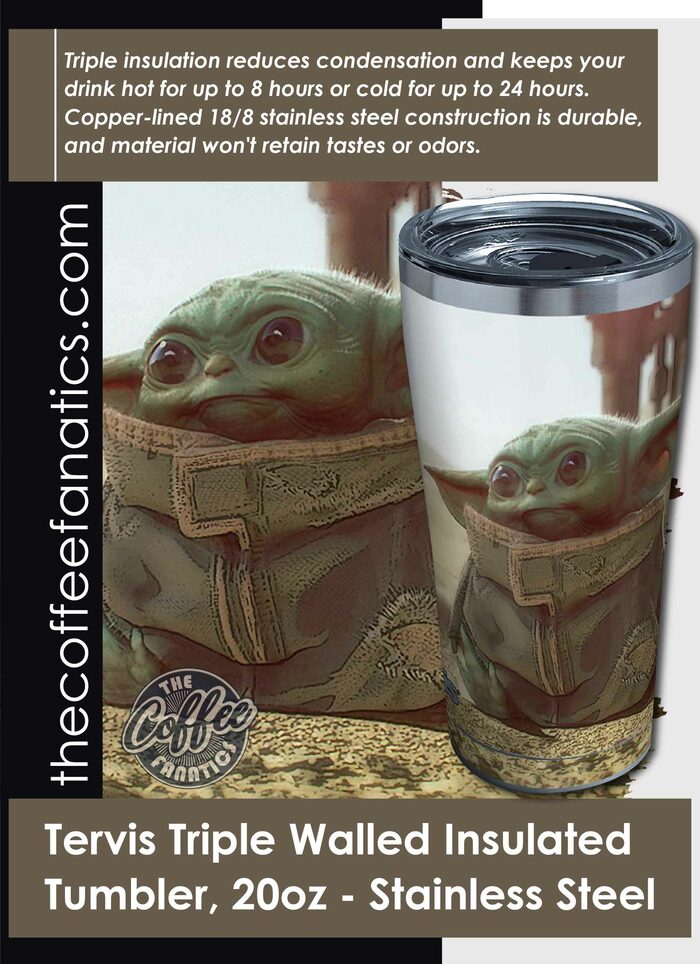 Tervis Triple Walled Star Wars Holiday Carolling Insulated Tumbler Cup Keeps Drinks Cold & Hot, 20oz, Stainless Steel, Silver