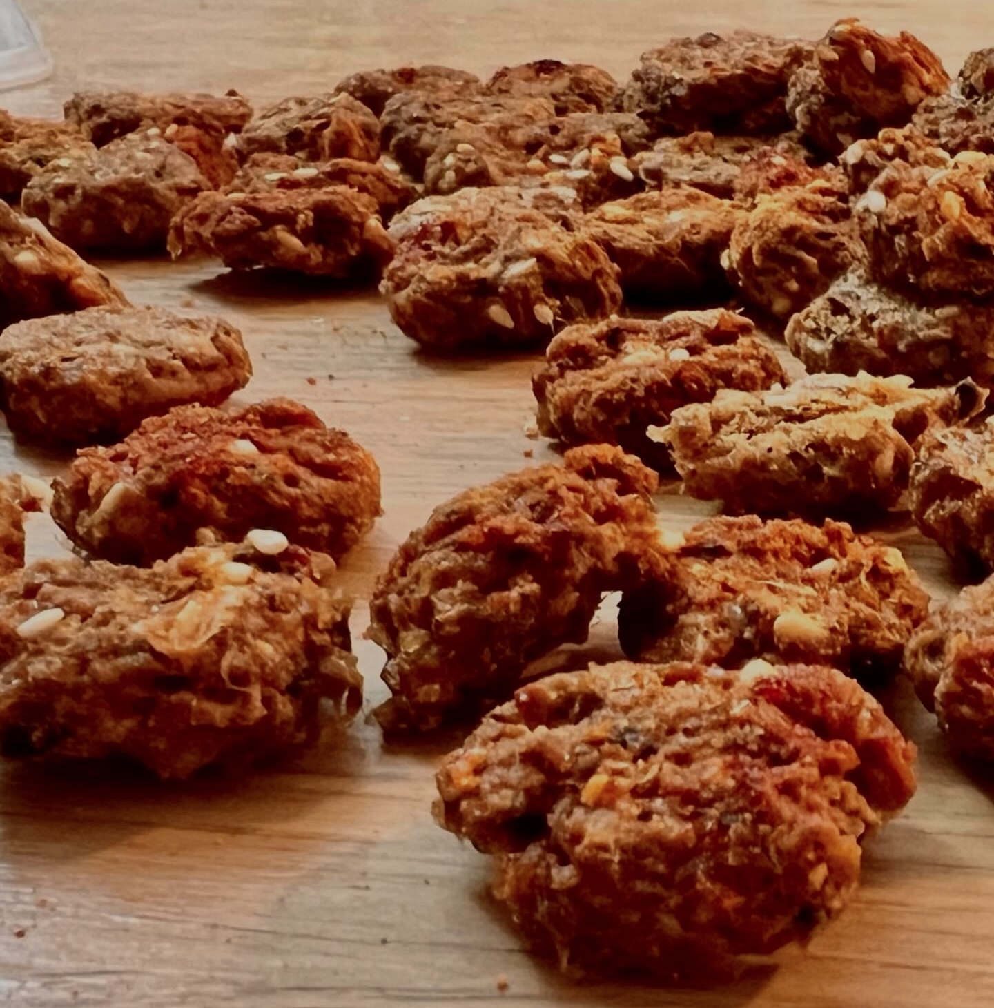 Early savoury crunchy product samples