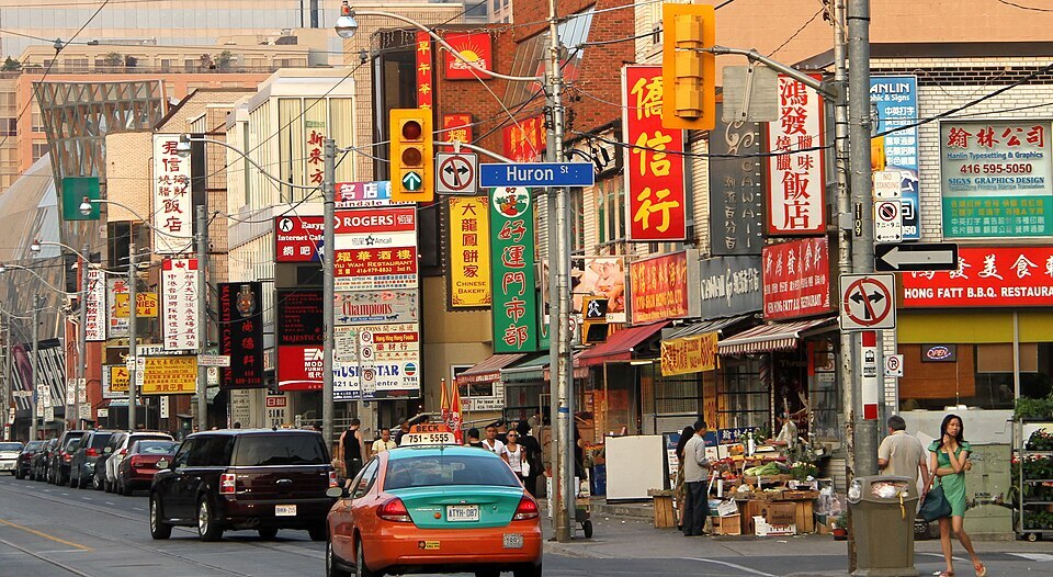 Chinatown near Pottery Studio 1 Toronto