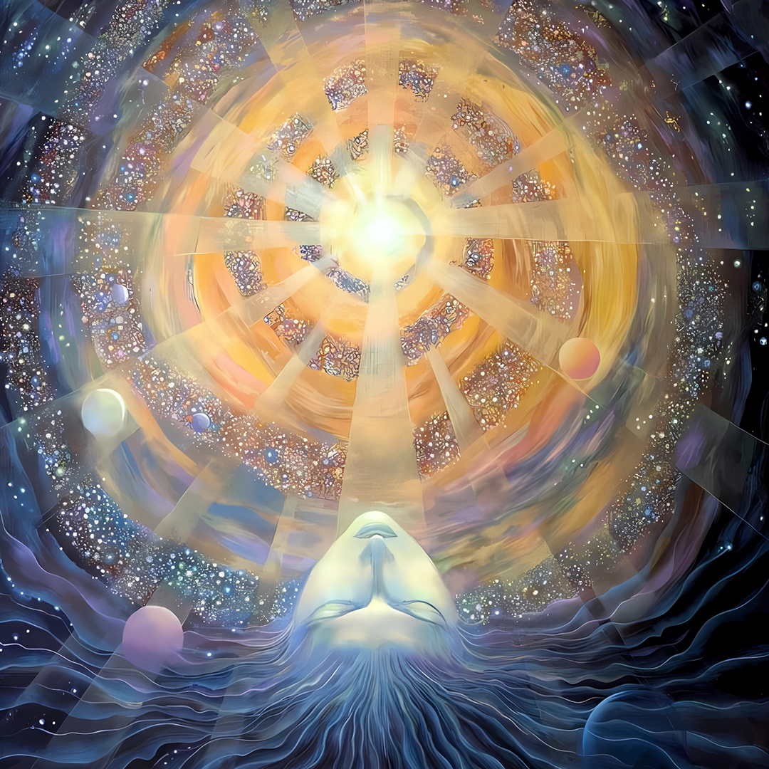 Творение реальности. Художница Лариса Химич. Сакральная эзотерика. Просветление эзотерика. Божественный свет внутри.