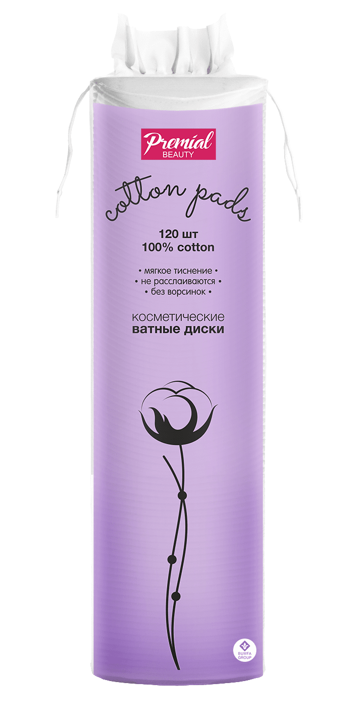 PREMIAL classic Cotton pads 120 pcs. Premial