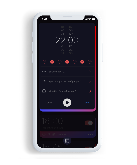 deaf alarm clock app deaf alarm clock app