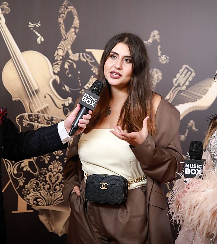 Music Box award press wall interview