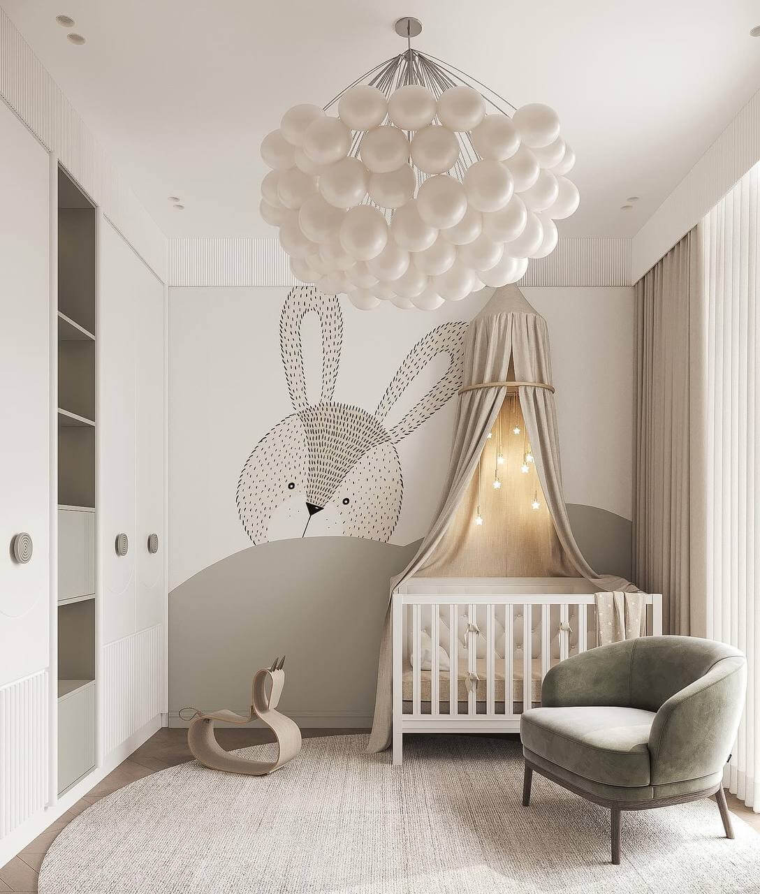 natural colors for a children's room