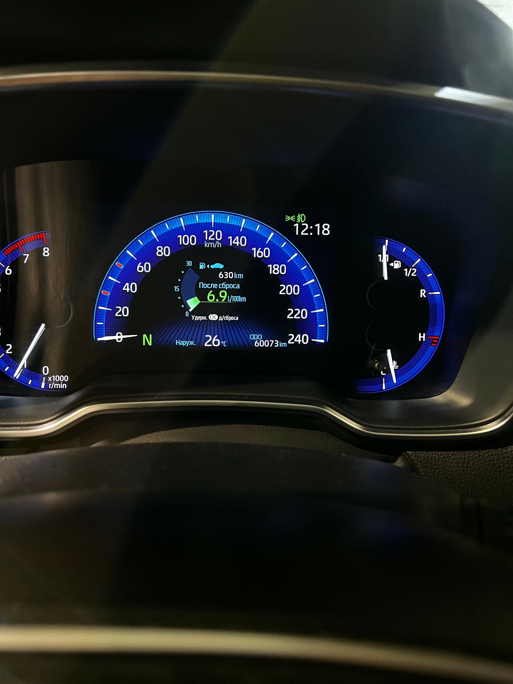 Фиксация пробега Toyota Corolla