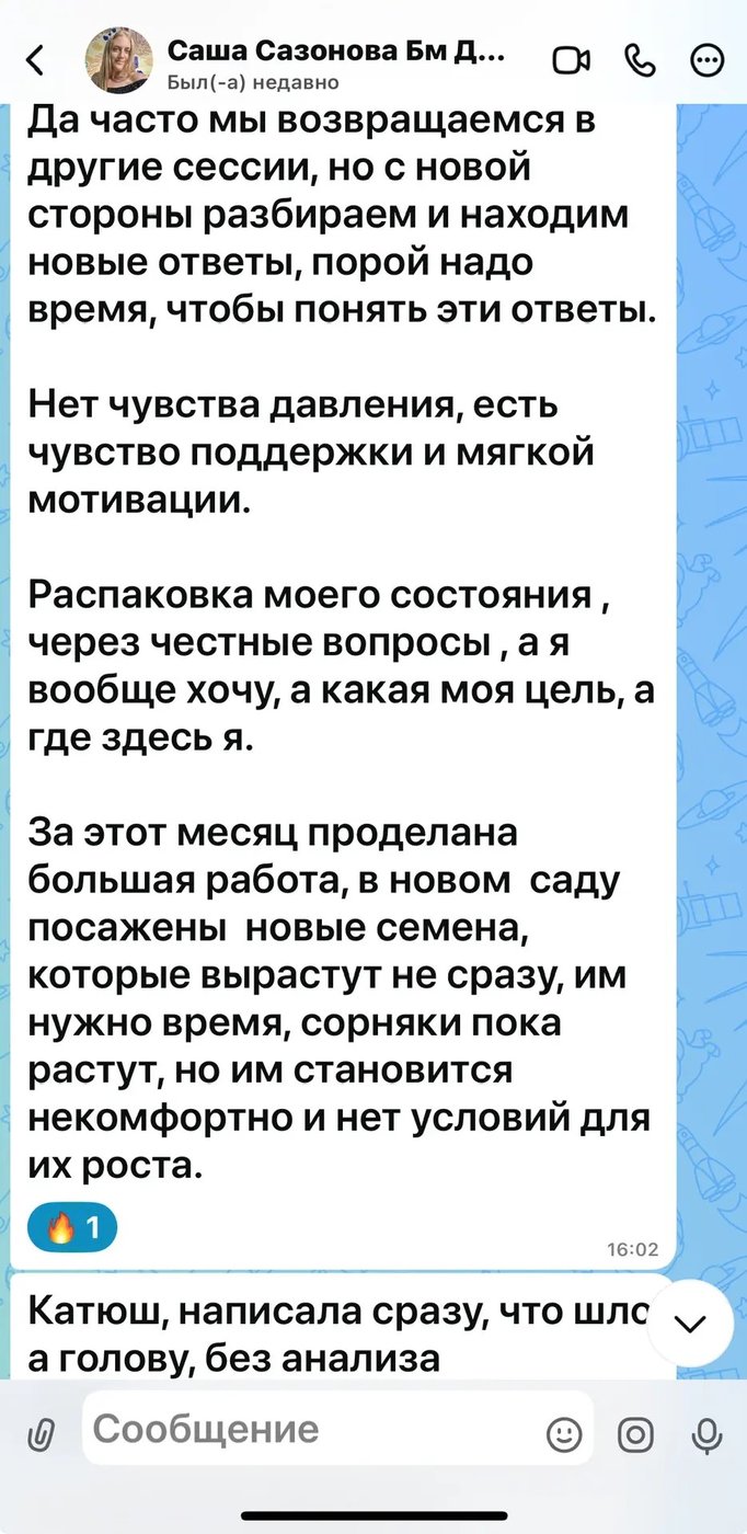 Отзыв клиента — скриншот переписки 5