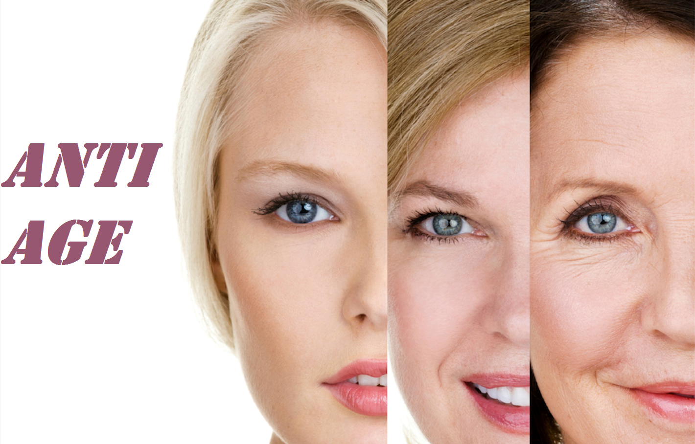 Женщины разных возрастов. Возрастные изменения кожи лица. Стареющие лица. Старение кожи. Изменения после 30