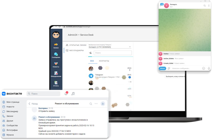 Многоканальная поддержка