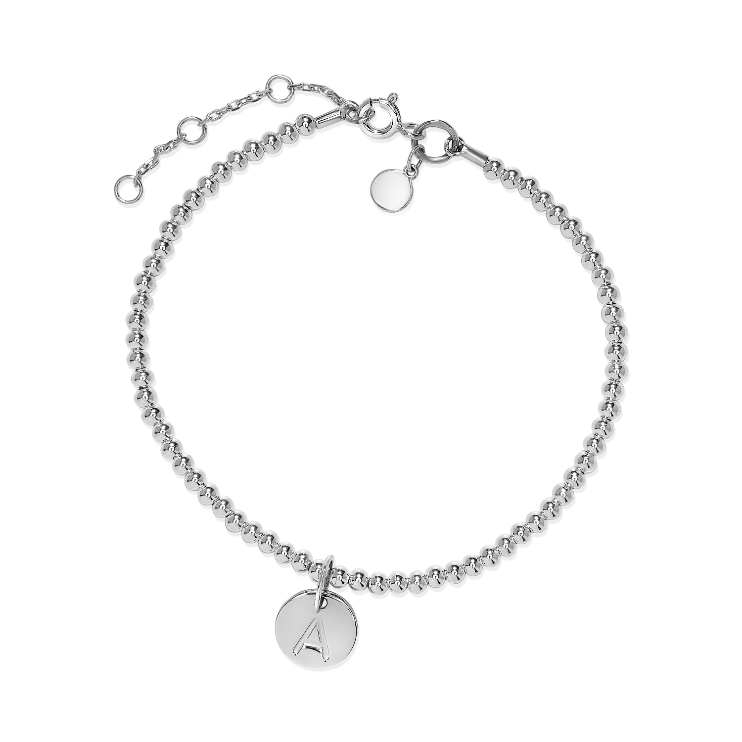 Браслет из маленьких серебряных шариков Basic mini — LU Jewel
