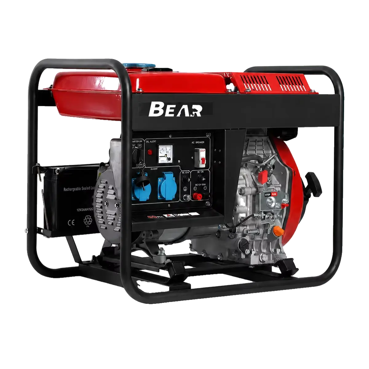 DH2800 – DH10500 — дизельные генераторы открытого типа