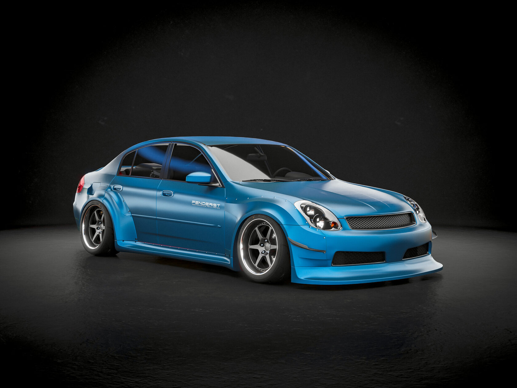 Fender Flares Street Set / WIDE BODY KIT INFINITI G35 / NISSAN SKYLINE ...