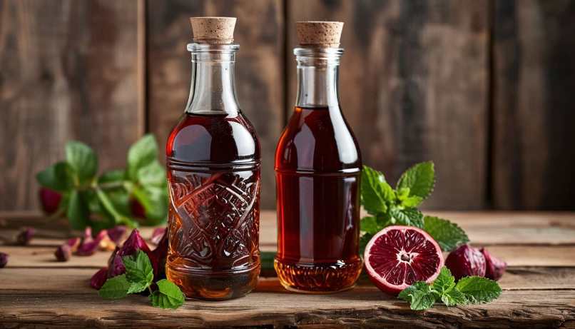 Квас из каркаде с лимонной кислотой