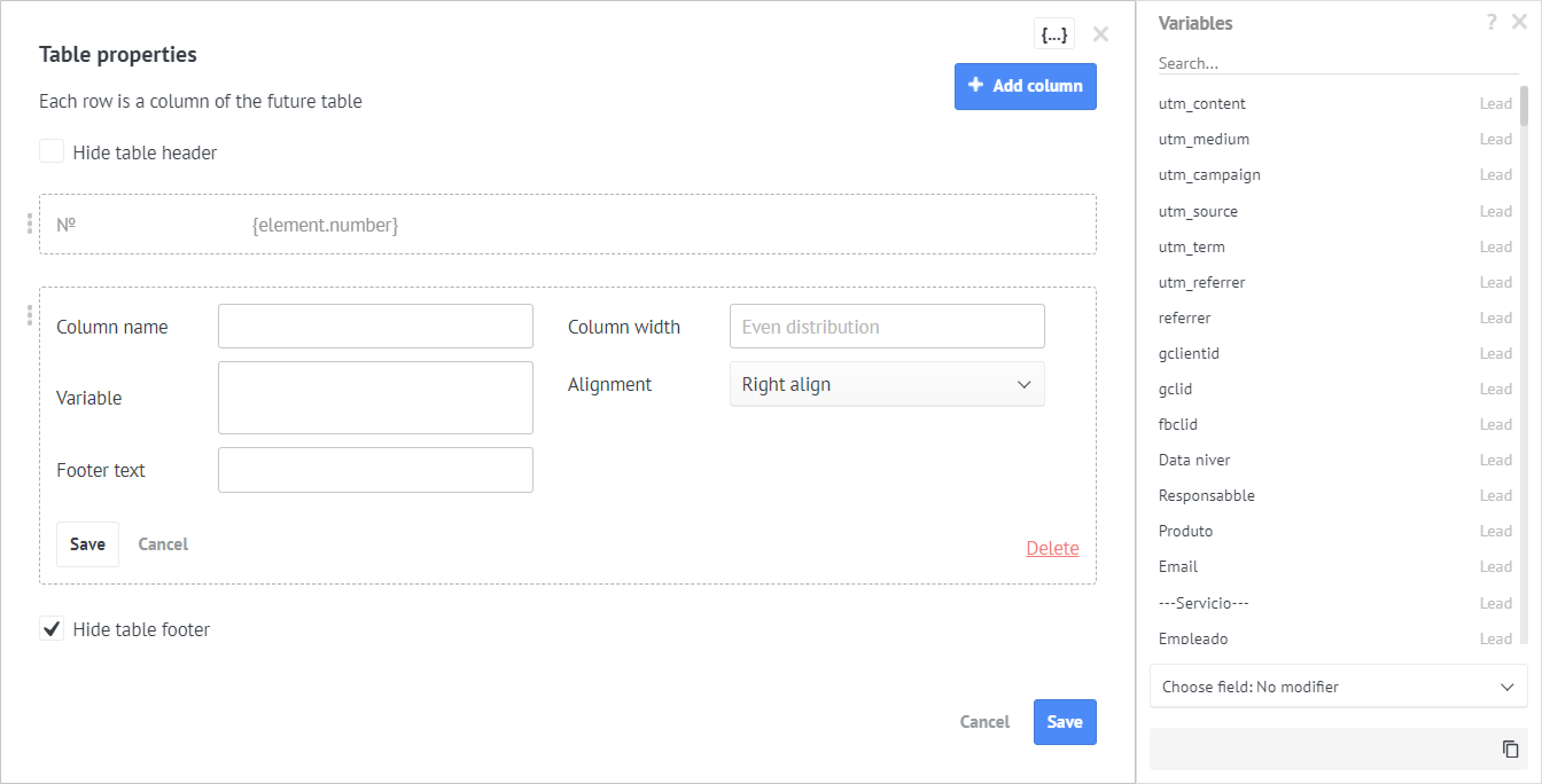 THE «Documents» WIDGET USER MANUAL