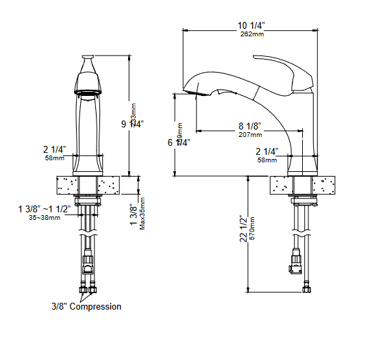 Кухонний змішувач Kraus KPF-2252SFS - изображение 5