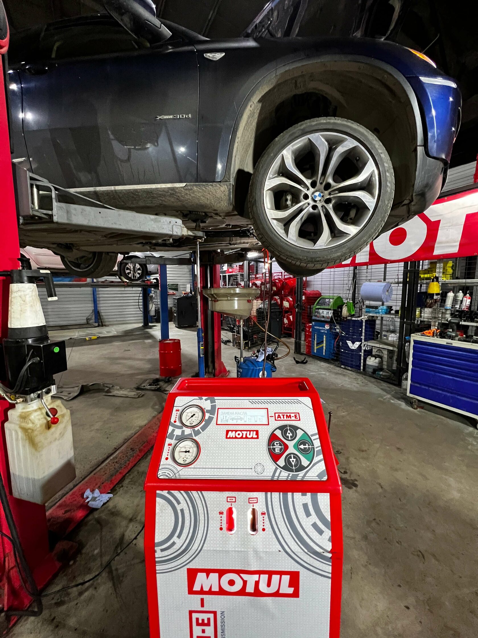 Процесс аппаратного замещения масла