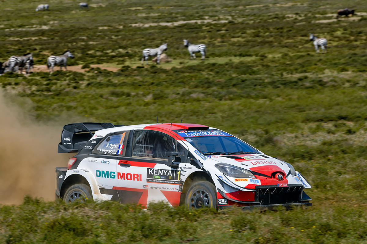 Себастьен Ожье и Жюльен Инграссиа, Toyota Yaris WRC, ралли Сафари 2021