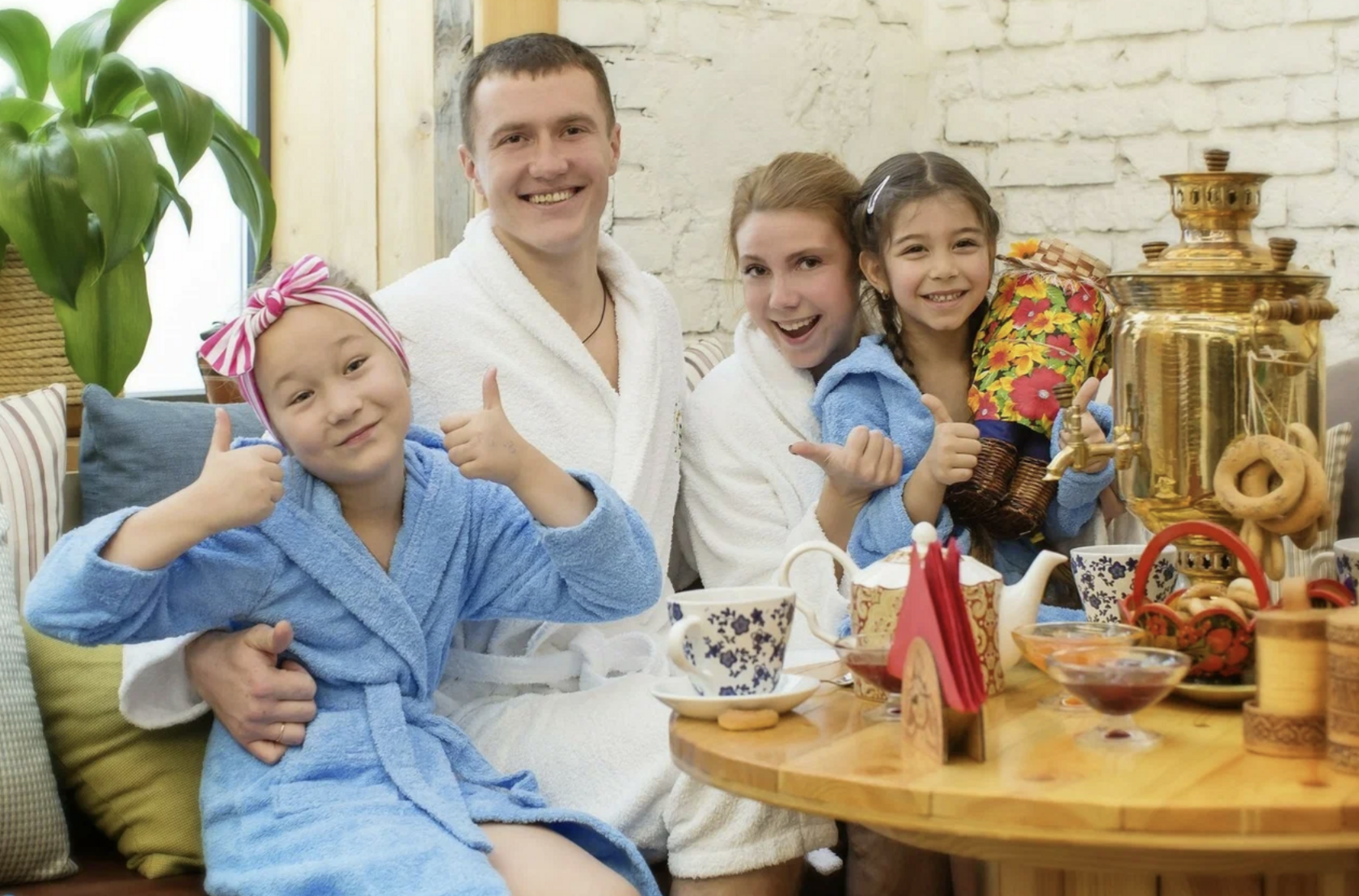 Бани с детьми