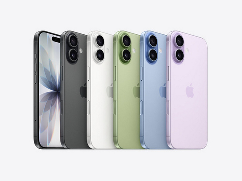 Смартфон Apple iPhone 17 256 ГБ — вид спереди и сзади, двойная камера