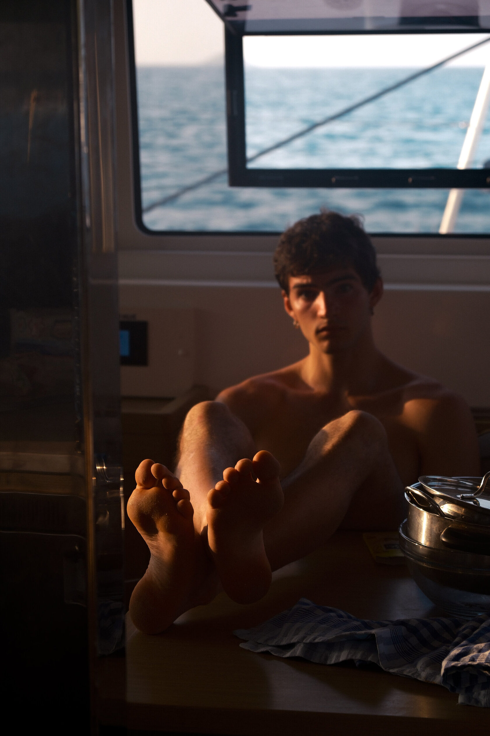 Борис на яхте