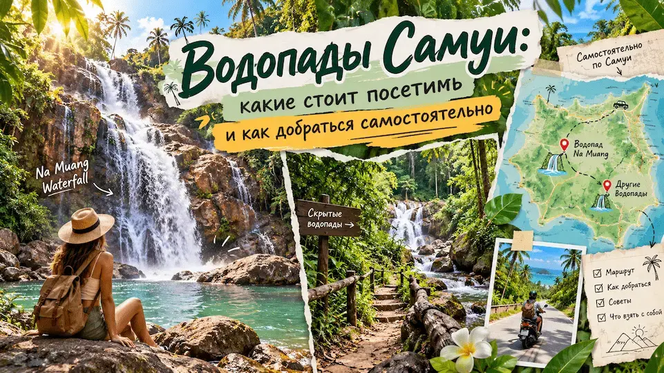 Водопады Самуи: лучшие места и как добраться самостоятельно