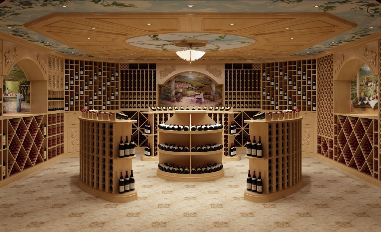 Винный погреб из дерева