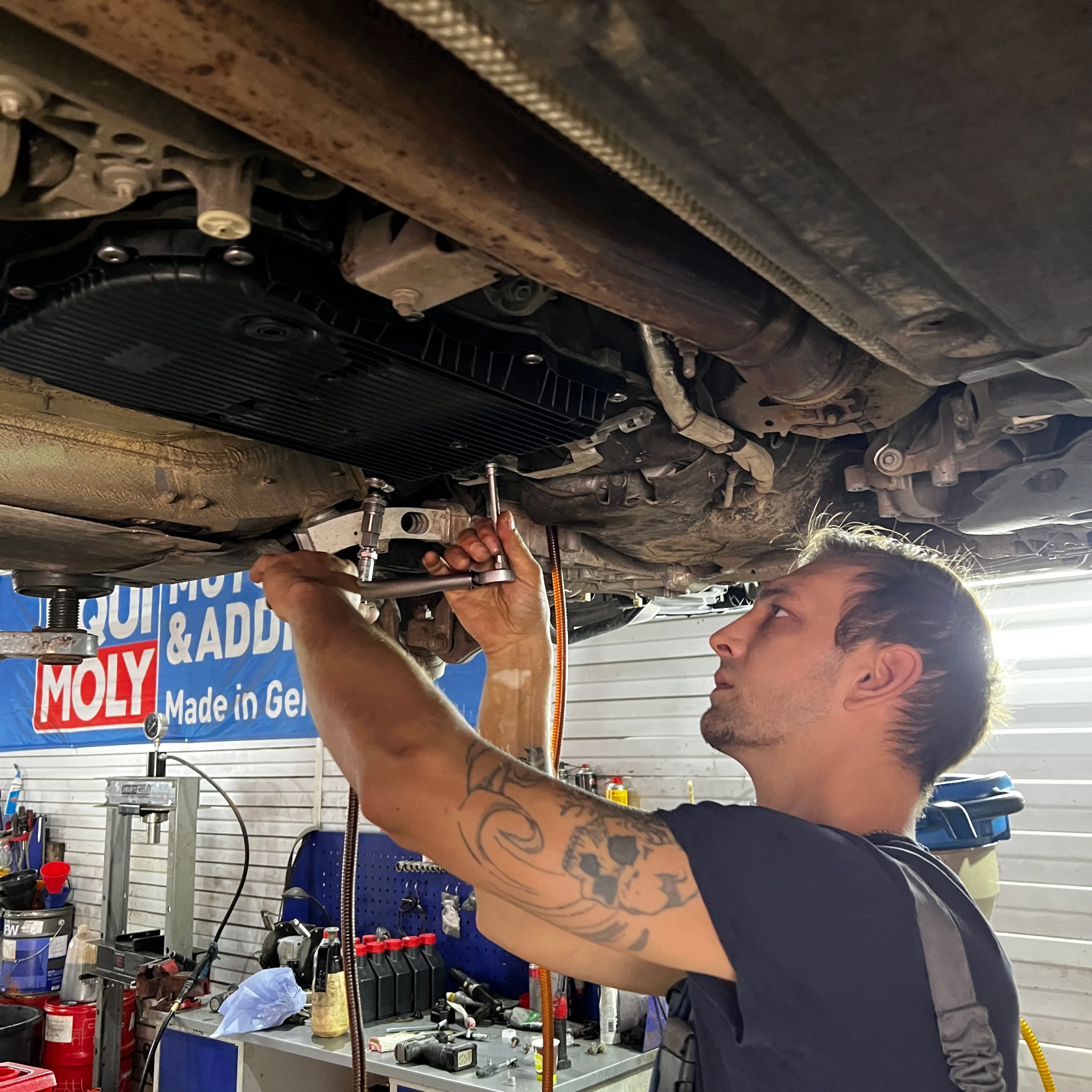 Установка нового поддона ZF на АКПП