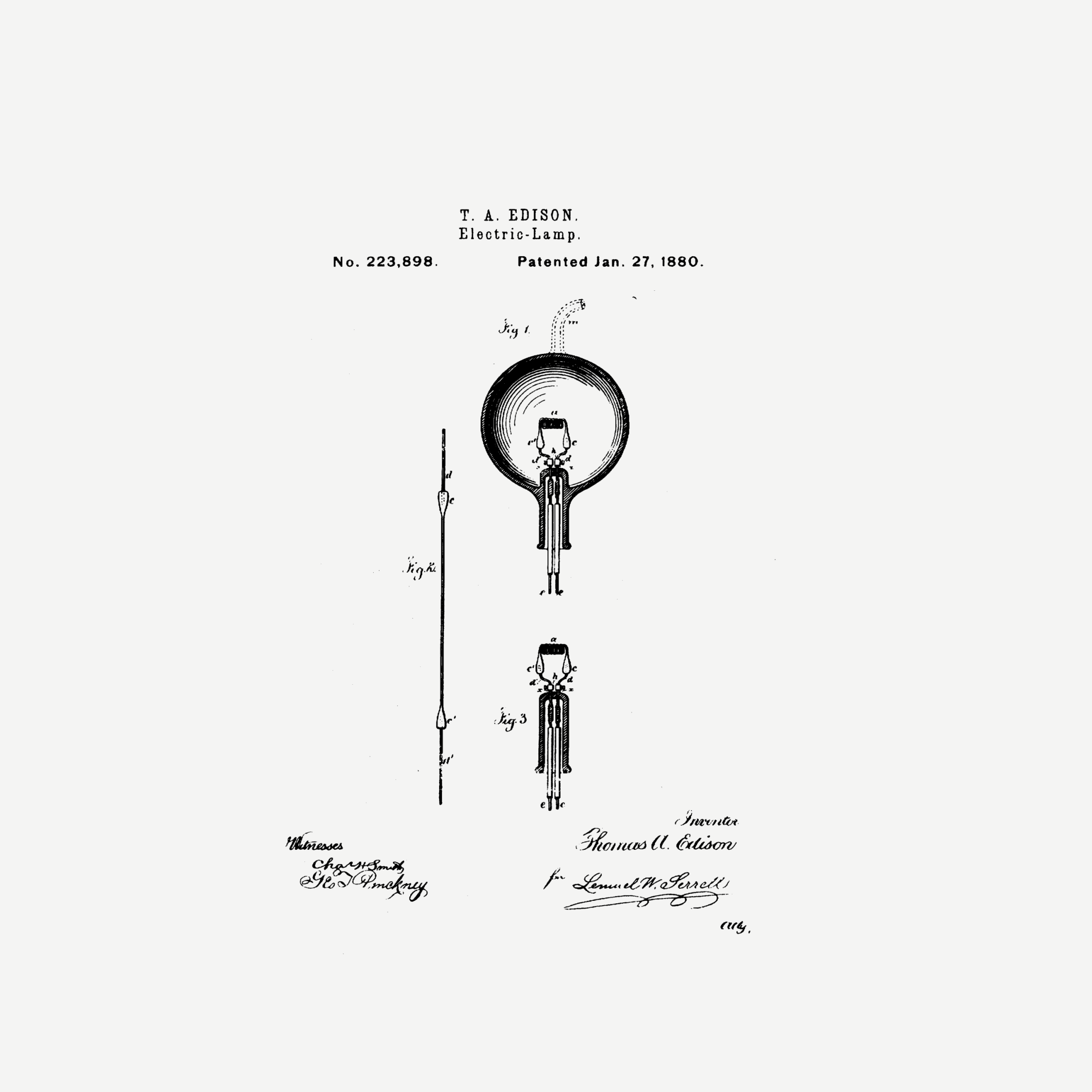 patent T,A Edison